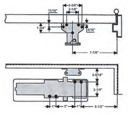 Townsteel TDC 40 Push Side Installation | Townsteel TDC40 Push Side Installation