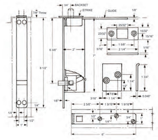 Townsteel TFBA 291W Dimensions | Townsteel TFBA291W Dimensions