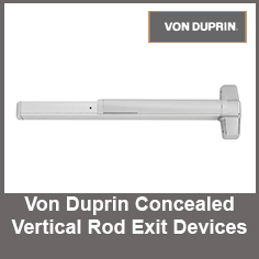 Von Duprin Concealed Vertical Rod Exit Devices Von Duprin Concealed Vertical Rod Exit Devices