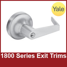 Yale 1800 Series Exit Trims