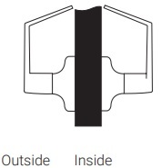 Yale 355LN-D Double Dummy Trim Function