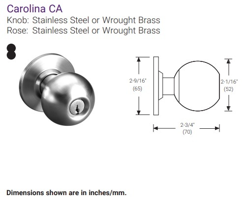 Yale 4600YC Trim Dimension