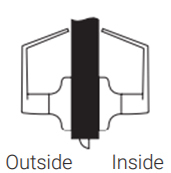 Yale 4601LN Passage or Closet Function