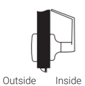 Yale 4628LN Communicating Passage Function