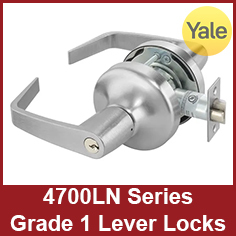 Yale 4700LN Series Grade 1 Cylindrical Lever Locks