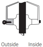 Yale 4722LN Corridor Function