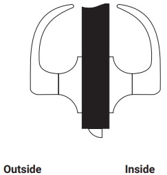Yale 5401LN Passage Function