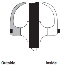 Yale 5402LN Privacy Bedroom or Bath Function