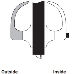 Yale 5403LN Patio or Privacy Function