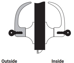 Yale 5417LN Apartment, Exit or Public Toilet Function