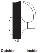 Yale 5428LN Communicating Passage Function