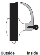Yale 5429LN Communicating Classroom Function