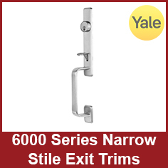 Yale 6000 Series Narrow Stile Exit Trims
