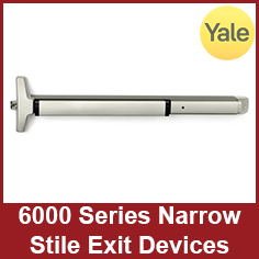 Yale 6000 Series Narrow Stile Exit Devices