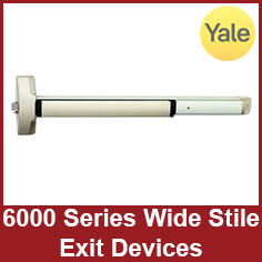 Yale 6000 Series Wide Stile Exit Devices