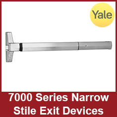 Yale 7000 Series Narrow Stile Exit Devices