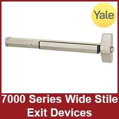 Yale 7000 Series Wide Stile Exit Devices