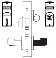 Sargent 8251 Storeroom Deadbolt Function
