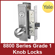 Yale 8800 Mortise Knob Locks