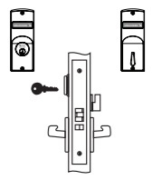 Yale 8809 Classroom or Office with Thumbturn