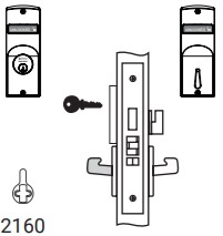 Yale 8820 Hotel/Motel Function ANSI F15