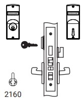 Yale 8847 Apartment Corridor Door Lock Function