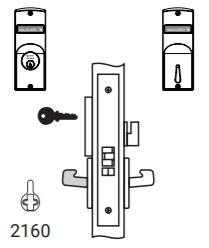 Yale 8864 Bathroom Lock with Indicator Function