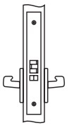 Yale 8881 Non Keyed Fail Secure Function
