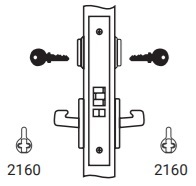 Yale 8894-2 Double Cylinder Both Levers Fail Safe Function