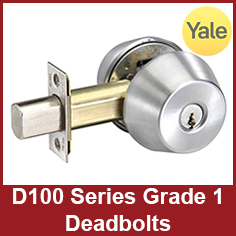 Yale D100 Series Grade 1 Deadbolts