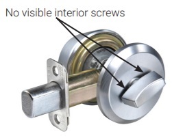 Yale D171 and D172 Concealed Interior Screw Deadbolt