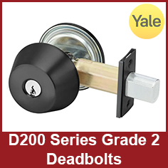 Yale D200 Series Grade 2 Deadbolts