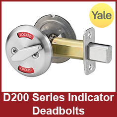 Yale D200 Series Grade 2 Indicator Deadbolts