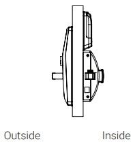 Yale NTT623 Exit Trim Cylinder Override Function