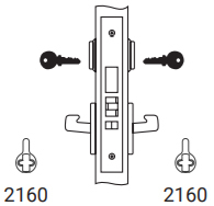 Yale SL8812-2FL Classroom Security Function