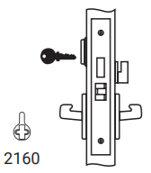 Yale SL8861FL Dormitory or Storeroom Function