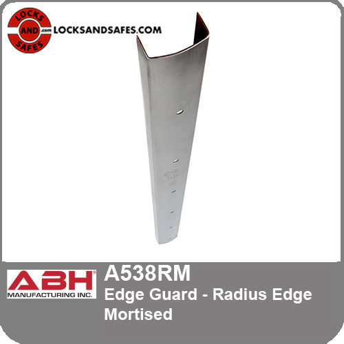 ABH A538RM Radius Edge Mortised Edge Guard ABH A538RM