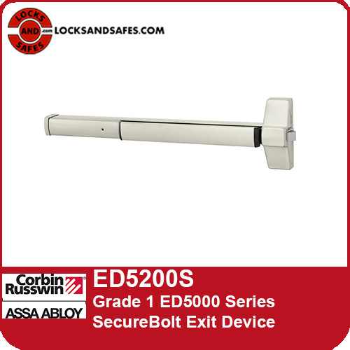 Corbin Russwin ED5200S SecureBolt Exit Device CorbinRusswin ED5200