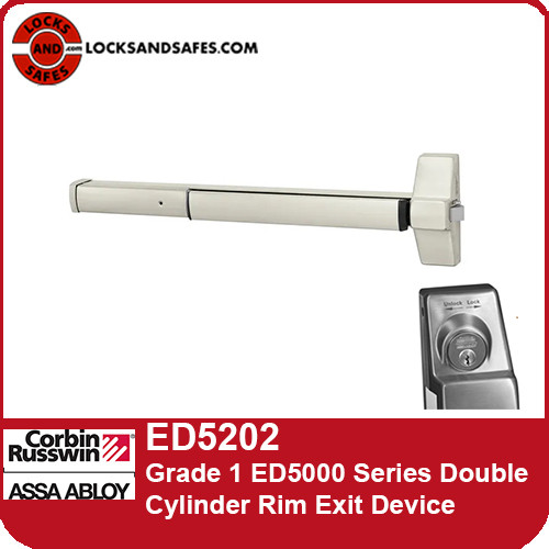 Corbin Russwin ED5202 Double Cylinder Rim Exit Device