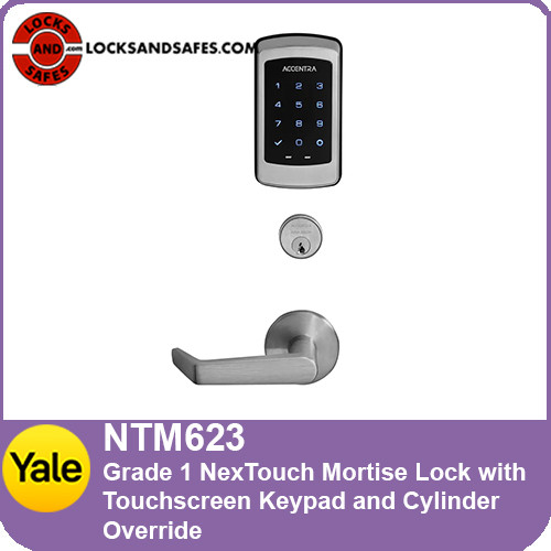 Yale NTM623 nexTouch Mortise Lock Touchscreen Keypad | Yale NTM