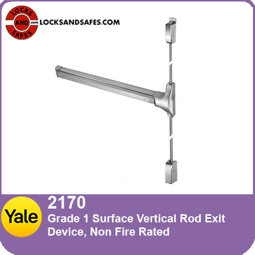 Yale 2170 Surface Vertical Rod Exit Device Yale 2100 Series