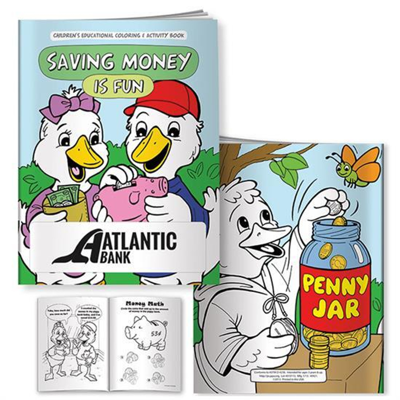 Custom Printed Coloring Books With Your Company Logo