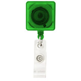 Custom Printed Square Retractable Badge Holder - L303
