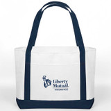Custom Printed Canvas Beach Bag- B114