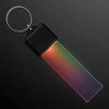 Custom Multicolor LED Keychain Light - Domestic Print - 12450-SLOW-5