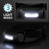 Custom Wearable LED Head Light, Hands Free Lighting - Domestic Print - 12006-5