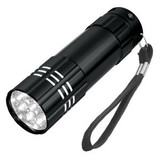 Custom Aluminum Led Flashlight With Strap - 2509