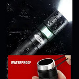 Custom LED 1500 Lumens Zoomable Flashlight Extremely Bright, Water Resistant, USB-C Powered Rechargeable - FL-X60P50-AIR