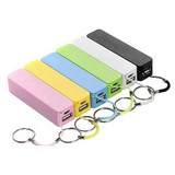 Custom 2200mAh Anodized Aluminum Power Bank w/Built-In LED - USPBK512