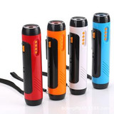 Custom ResQ LED Flashlight / Power Bank / FM Radio for Travel, Camping , or Hiking - OTD-502-OCEAN